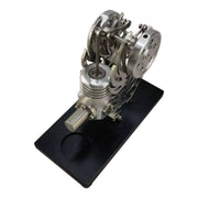 single cylinder stirling engine model with flying bird design