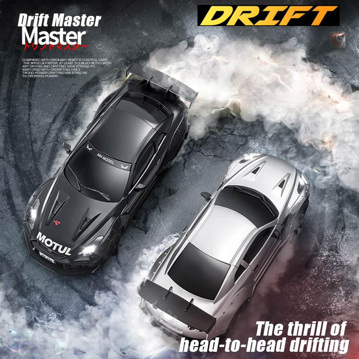 mn-268 1/16 scale 2.4g full-proportional steering rc drift car model