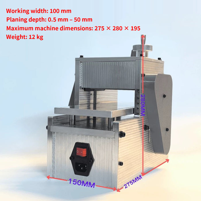 Compact Desktop Woodworking Embossing Machine with Silent Precision Wood Embossing Tool - EngineDIY