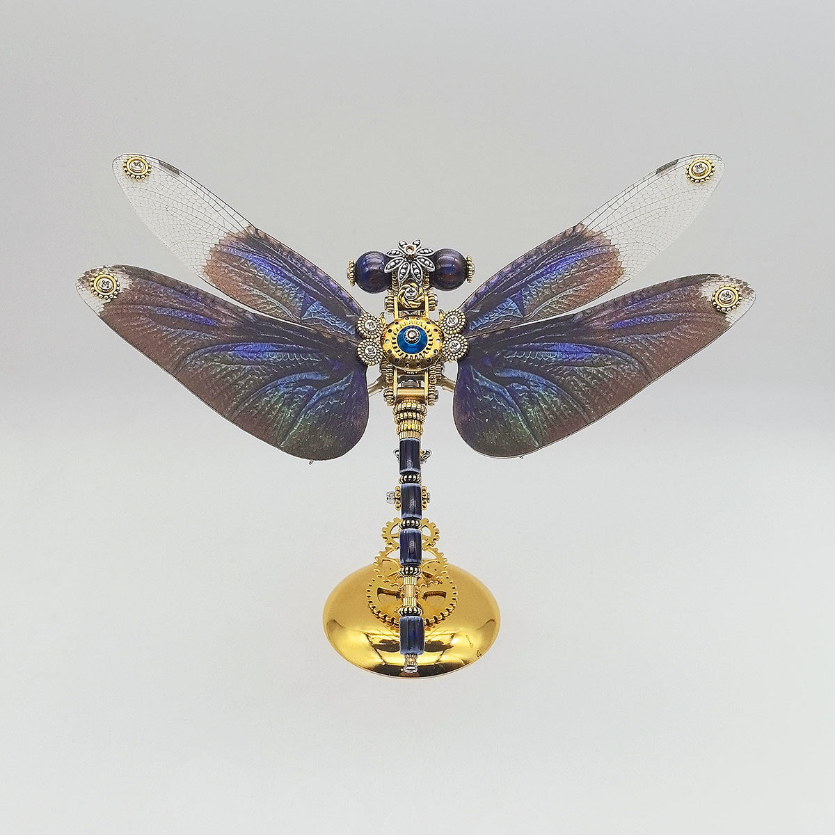 3D Metal Steampunk Insect Assembly Model Kit with Magnetic Display Base