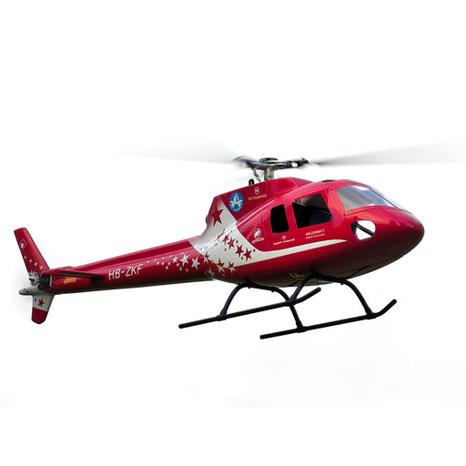 FLISHRC Eurocopter AS350 500-Class RC Helicopter 2.4G 6CH with L7 Flight Controller & 4-Mode GPS Positioning – RTF Version - EngineDIY