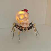 3D Metal Skull Spider Night Light Assembly Model Kit 