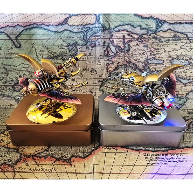 3D DIY Steampunk Christmas Insects Metal Assembly Model Kits Creative Ornament - EngineDIY