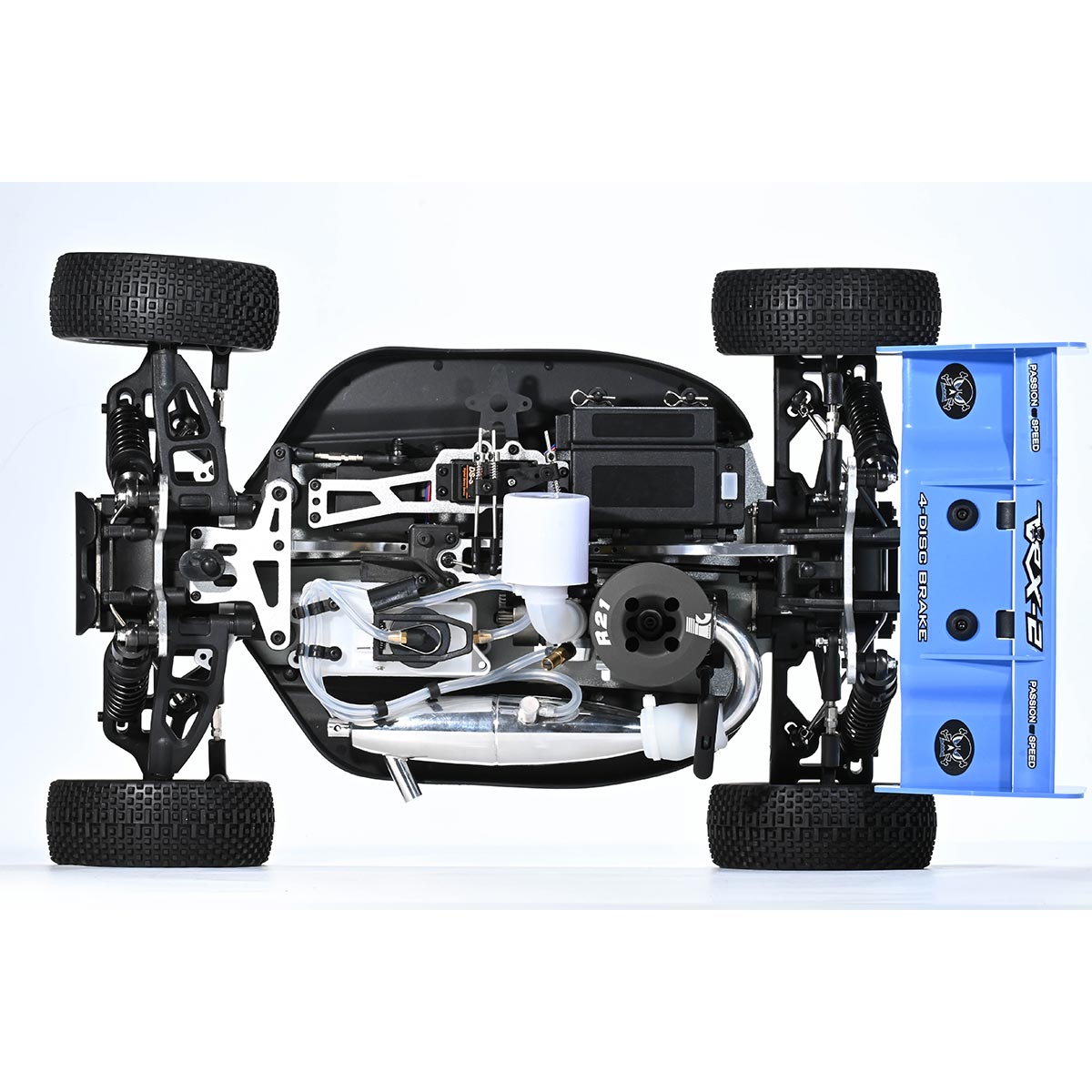 vrx rh802 1/8 scale 2.4g 4wd rc off-road car model with sh.21-level nitro engine