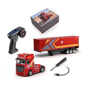 1/64 scale 2.4ghz 4wd rc container truck rtr