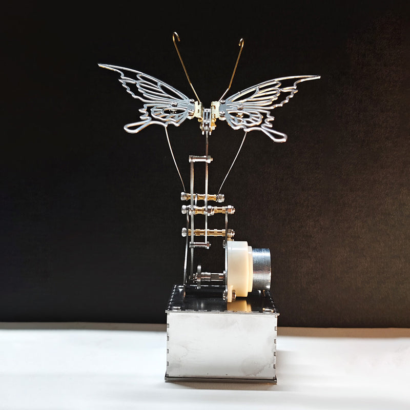 mechanical bionic butterfly 3d metal puzzle diy kinetic sculpture kit