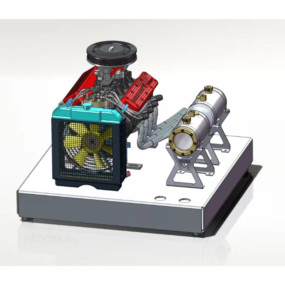 Upgraded Aluminum Engine Stand for TOYAN FS-V800WGPC Engine Model ...