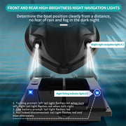 v803 rc bait boat - 4-compartment, dual antenna, 4 fishing zones, 200 waypoints