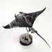 Manta Ray Mechanical Marine Biological 3D Metal Assembly Model with Lights -ENGINEDIY