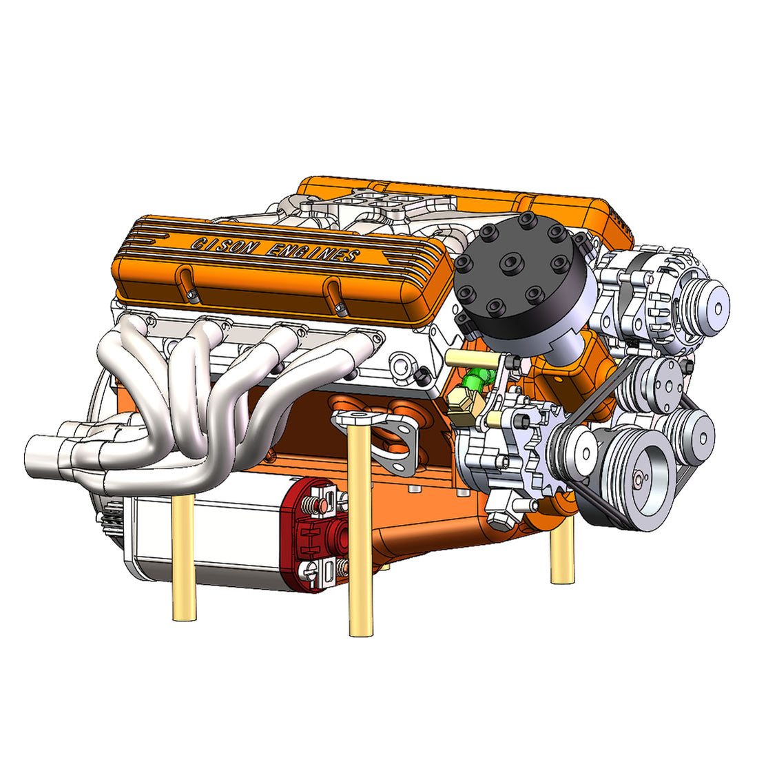 CISON V8 Engine - Build Your Own Small Block V8 Engine that Works ...