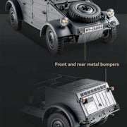 1/12 scale 2.4g type 82 rc barrel vehicle model with 4-wheel independent suspension