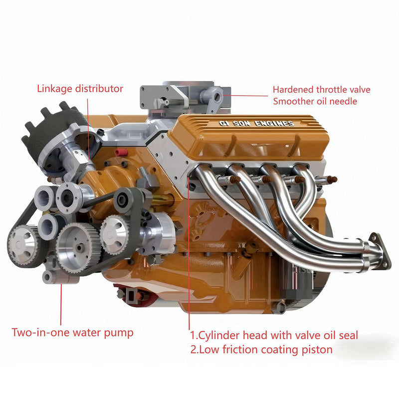 cison v8 engine model kit that works build your own v8 engine small block chevrolet ford