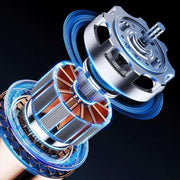 rocket-style desktop fan with dual mist spray &amp; rgb lights - ultra-quiet tech decor for office