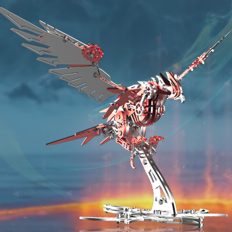 falcon predator 3d metal mechanical bionic assembly model kit