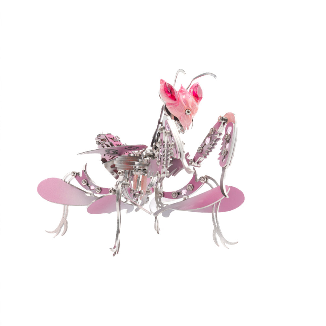 3D DIY Mechanical Orchid Mantis Metal Insect Model Kit - 100+PCS ...