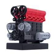 enjomor 3d printed inline four-cylinder engine model kit that works - build your own simulated internal combustion engine
