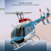 rc era c138pro 1/33 scale bell 206 2.4g 6ch flybarless single-rotor rc helicopter model with one-touch inverted flight (rtf version/police livery)