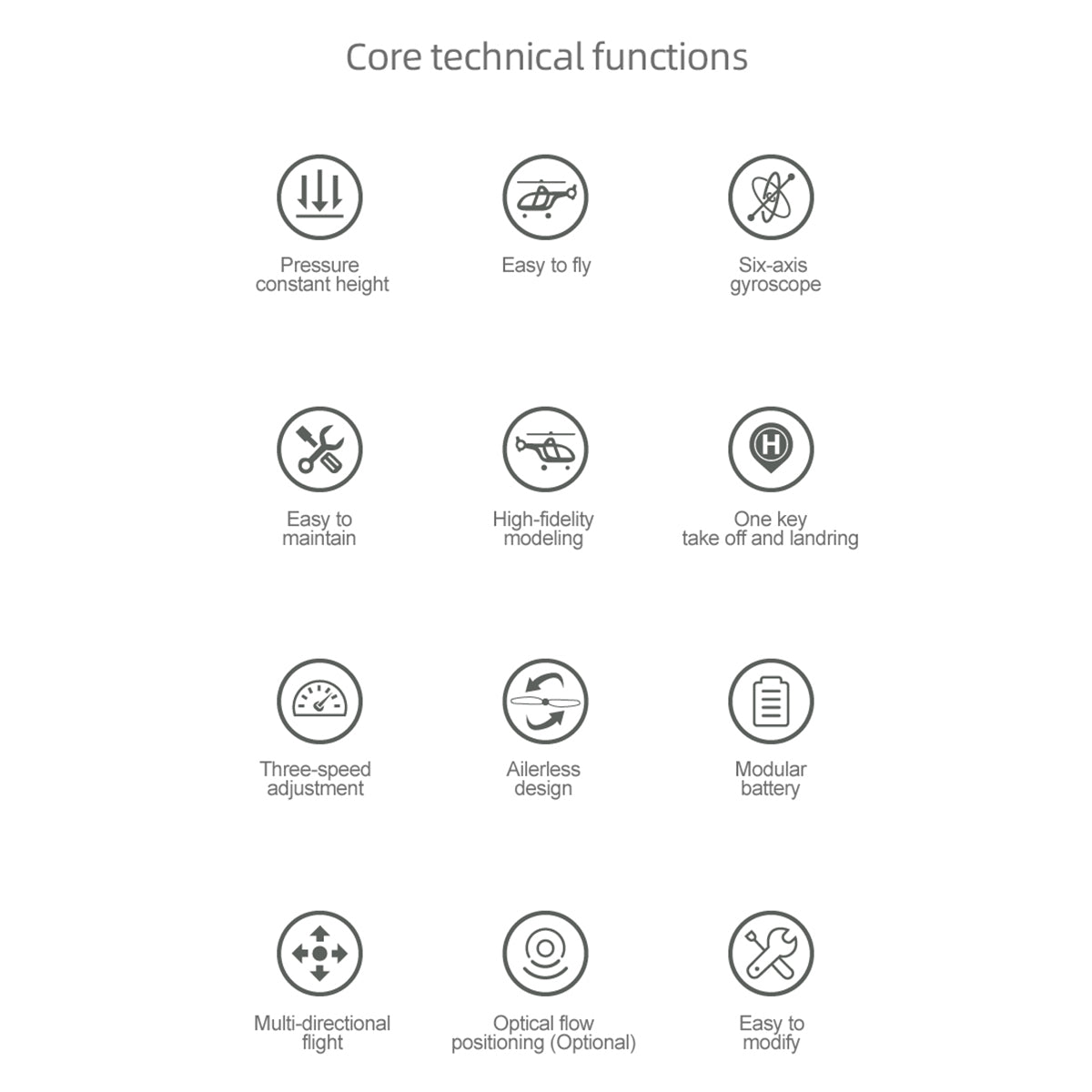 a60 bell206 90-class 2.4g 4ch single rotor flybarless mini rc helicopter model with optical flow altitude hold 1/42 scale