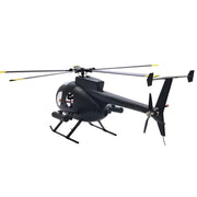 FLISHRC FL500 AH-6 Little Bird 500-Class 2.4G 6CH Scale RC Helicopter Model with L7 Flight Controller and 4-Mode Positioning GPS RTF - EngineDIY