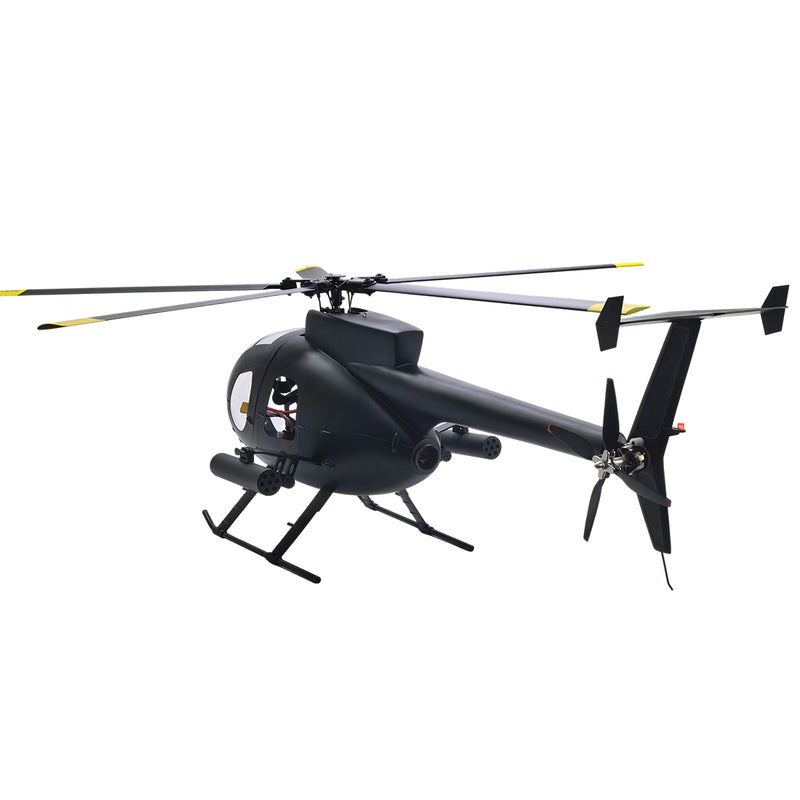 FLISHRC FL500 AH-6 Little Bird 500-Class 2.4G 6CH Scale RC Helicopter Model with L7 Flight Controller and 4-Mode Positioning GPS RTF - EngineDIY