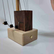 handcrafted wooden western fire dragon dynamic model - desktop stress relief display (non-music box)