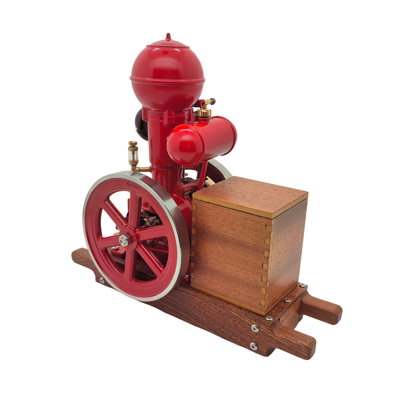 retrol & okmo b01 ball top miniature water-cooled single-cylinder 4-stroke hit and miss gasoline internal combustion engine model