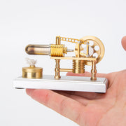 ENJOMOR Robinson Stirling Engine Mini Hot Air Stirling External Combustion Engine STEM Toy (RTR Version) - EngineDIY
