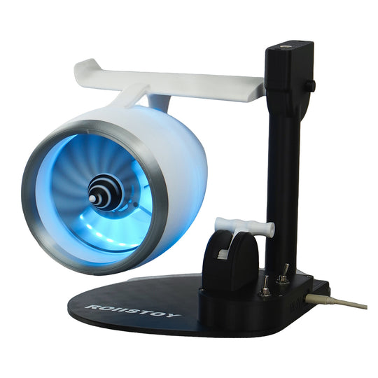 turbo jet engine desktop fan high-speed cooling with futuristic design