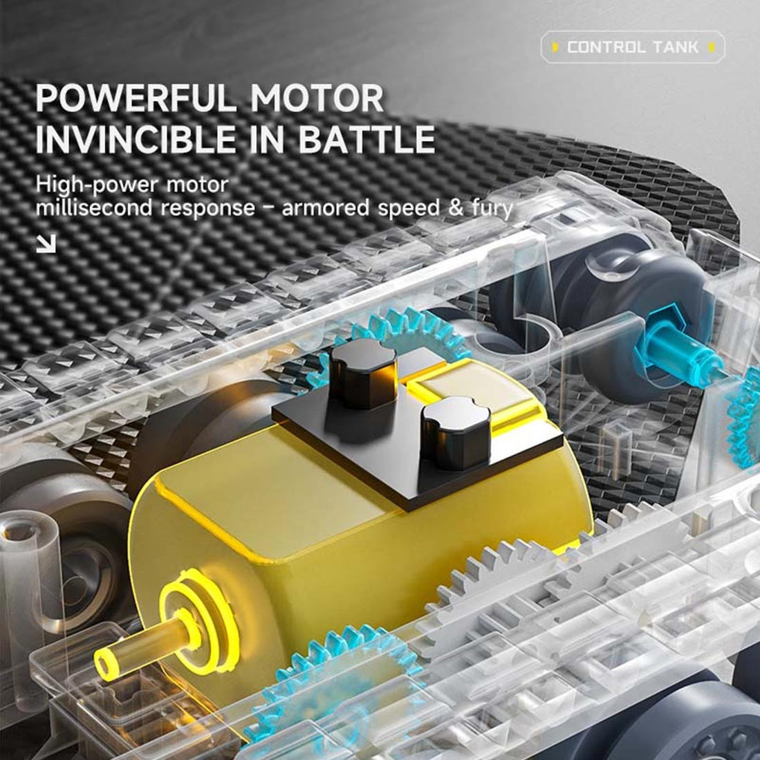 Mini RC Battle Tank Model with Infrared Combat Mode, Rotating Turret a ...