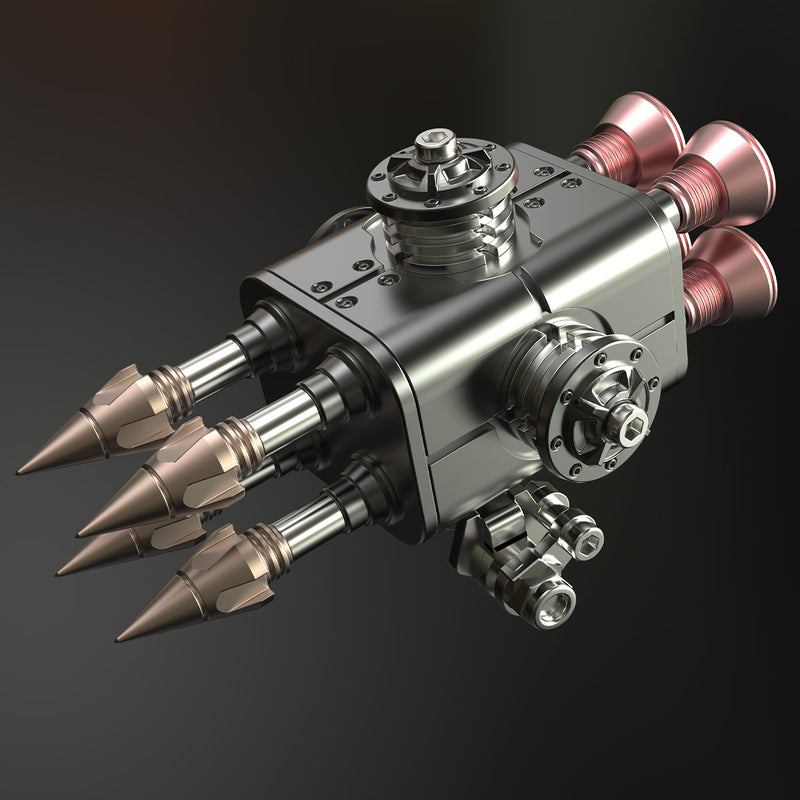 Weapons Accessories for Mechanical War Spider 3D Assembly Model Kit - EngineDIY