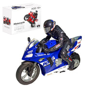 1/6 scale 2.4ghz rc dual-motor electric two-wheel self-balancing motorcycle model with six-axis gyroscope