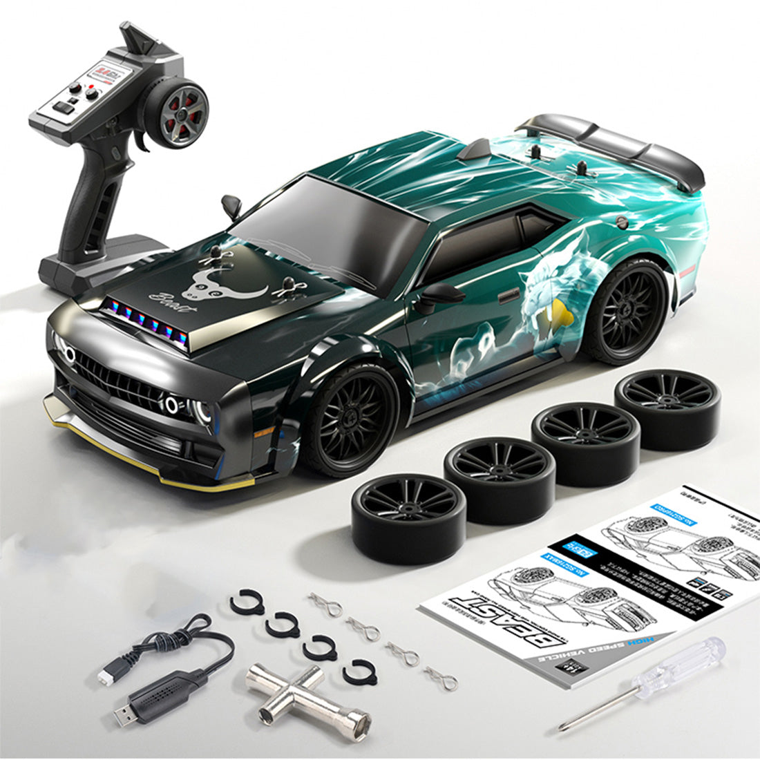 sg216 1/16 scale full-proportional 4wd high-speed rc drift car