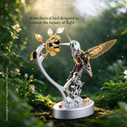 teching mechanical hummingbird model steampunk diy metal assembly kit