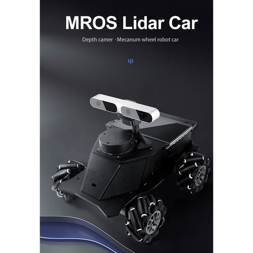 ros mecanum wheel intelligent robot car with lidar, mapping navigation & depth camera