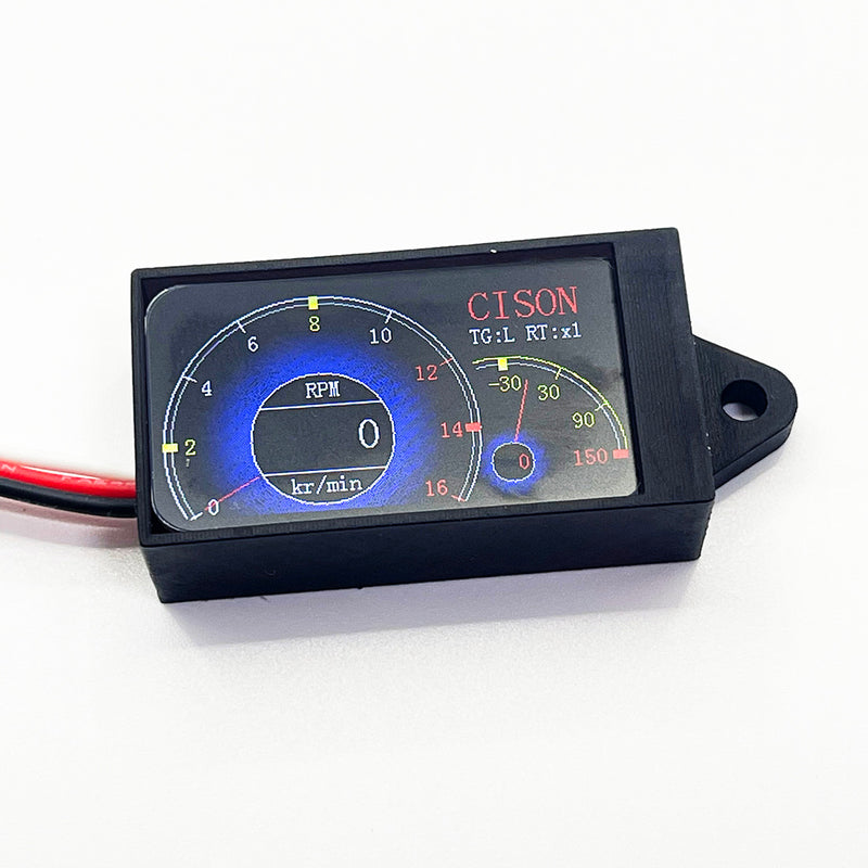 Multifunctional LCD Tachometer for CISON Engine Model - EngineDIY