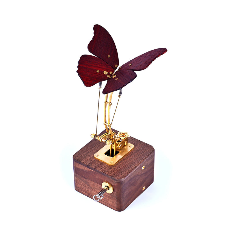 Flying Butterfly Model Kit 3D Dynamic Mechanical Crafts Kinetic Butterfly Model Kit for Kids, Teens, and Adults - EngineDIY