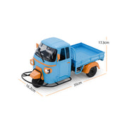 1/10 scale 2.4g full-proportional rc three-wheeler with realistic reverse sound, synchronized lights and adjustable gears