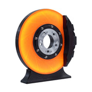 1:1 scale 3d printed brake caliper disc led night light, automotive mechanical desk lamp & car enthusiast display decor
