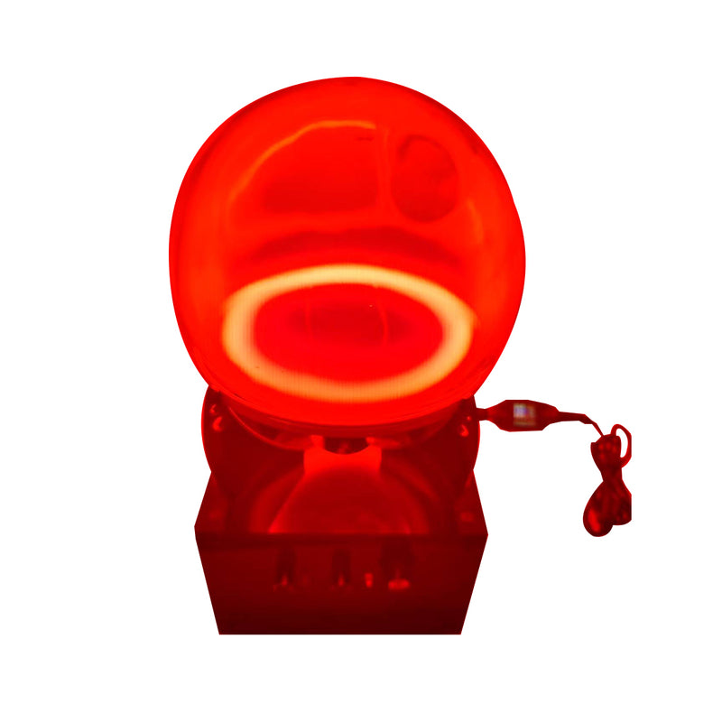 neon gas glow ring reactor plasma sphere – interactive science desk toy