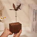 wooden flying swan music box dynamic model