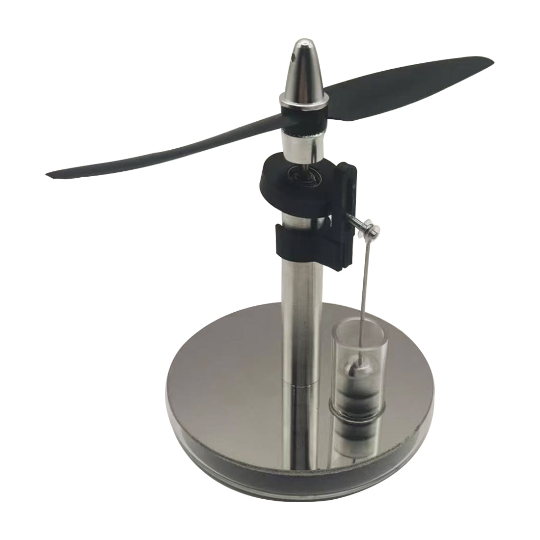 two-blade propeller swashplate low-temperature stirling engine model