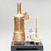 retrol se-03 working stationary mill steam engine model kit with boiler, generator and lamp stand 