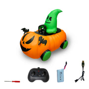 2.4Ghz Inflatable Pumpkin Street Racing RC Car Halloween Gift RTR - EngineDIY