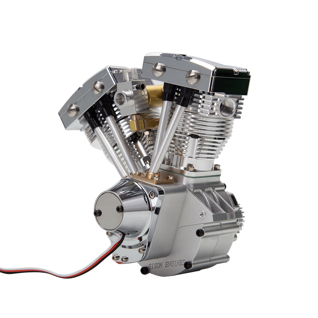 LUGEZ Volledig metalen motormodelkit die werkt, CISON FG-VT157 LUGEZ Volledig metalen motormodelkit die werkt, CISON FG-VT157