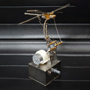 mechanical 3d diy dynamic dragonfly metal model building kit-bionic kinetic art sculpture(finished version)