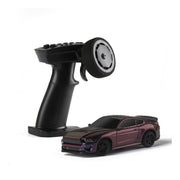 1/43 scale 2.4g full proportional 4wd rc drift car, independent suspension, simulated led lights & extended runtime - enginediy