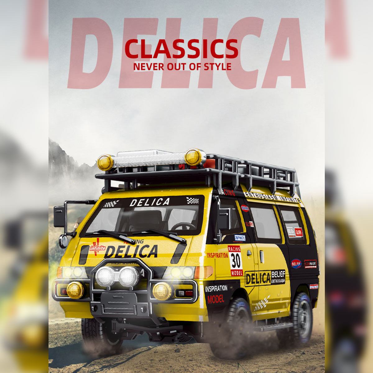 JXC5813B 1/24 Scale 2.4G 4WD Full-Proportional Synchronous RC Car Model