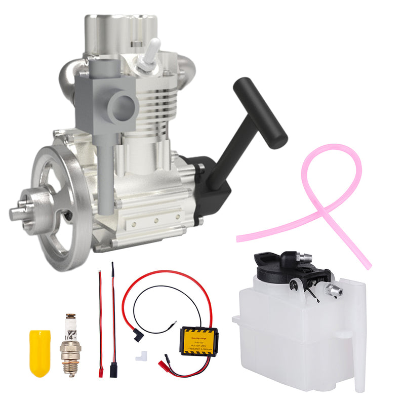 ENJOMOR GS-DK01 8CC OHV Inline Single-Cylinder Four-Stroke Air-Cooled Gasoline Engine Model (RTR Version) - EngineDIY