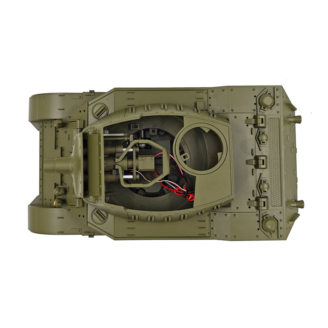 1/16 scale 2.4g u.s. mb self-propelled howitzer rc simulation tank model with sound and lights, telescoping smoke, dual-speed modes