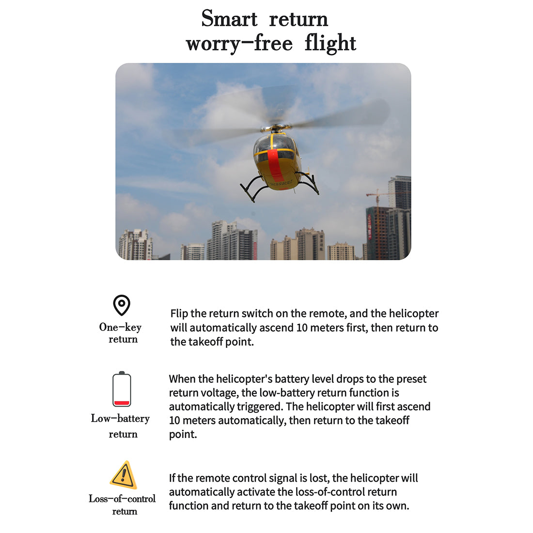  Fl500 Bo105 500-Class 2.4g 6ch Scale Rc Helicopter With L7 Flight Controller & 4-Mode Gps Positioning